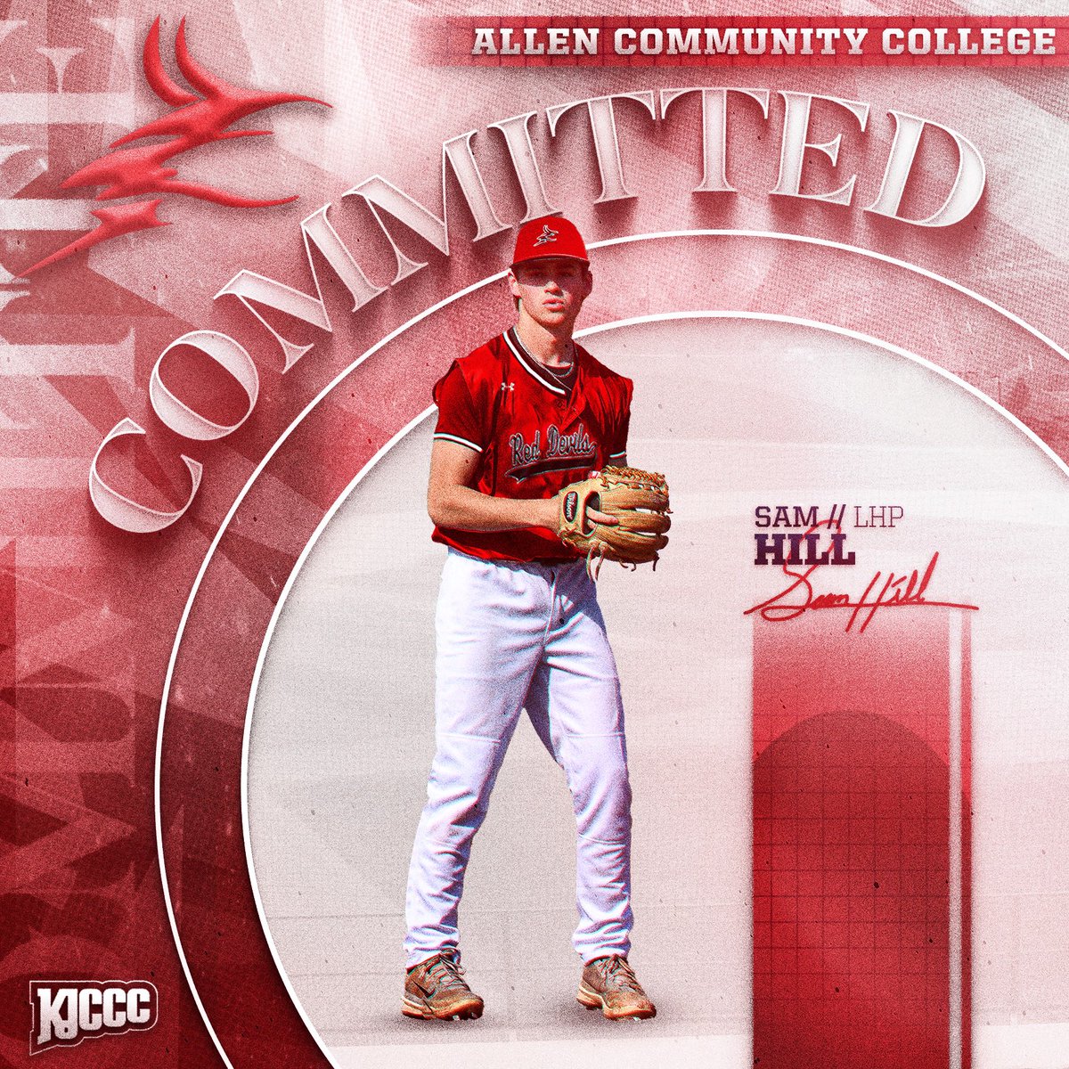 samhill3_3's tweet photo. I am very excited to announce my official commitment to Allen College to further pursue my baseball career. I'd like to thank God, my parents, coaches, teammates, and everyone else who has supported me through this journey.
@JustCallMe_Duce 
@ChaseMcquagge 
@d1graphicsco https://t.co/7K3LyXK6JE