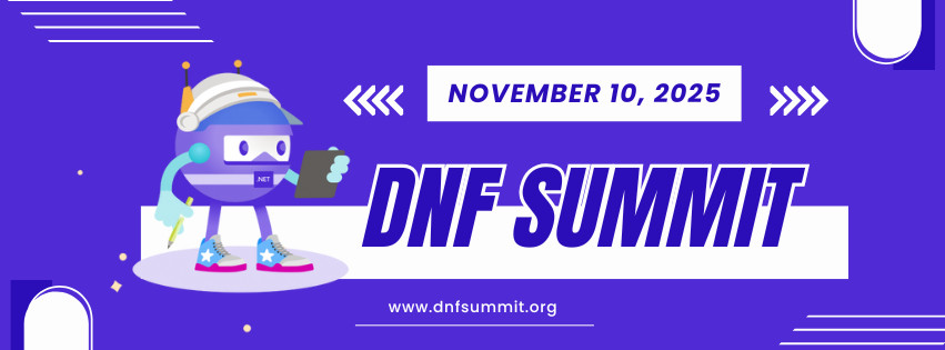 dotnetfdn's tweet image. .NET Foundation Summit 2025 goes live on Nov 10!  
💻 Free • Virtual • Open Source  
youtube.com/watch?v=drPR... 
Hear project origin stories &amp;amp; insights from community leaders like Tim Hess (Steeltoe), Tomas Herceg (DotVVM), Shaun Walker (Oqtane)  
📅 #dnfSummit