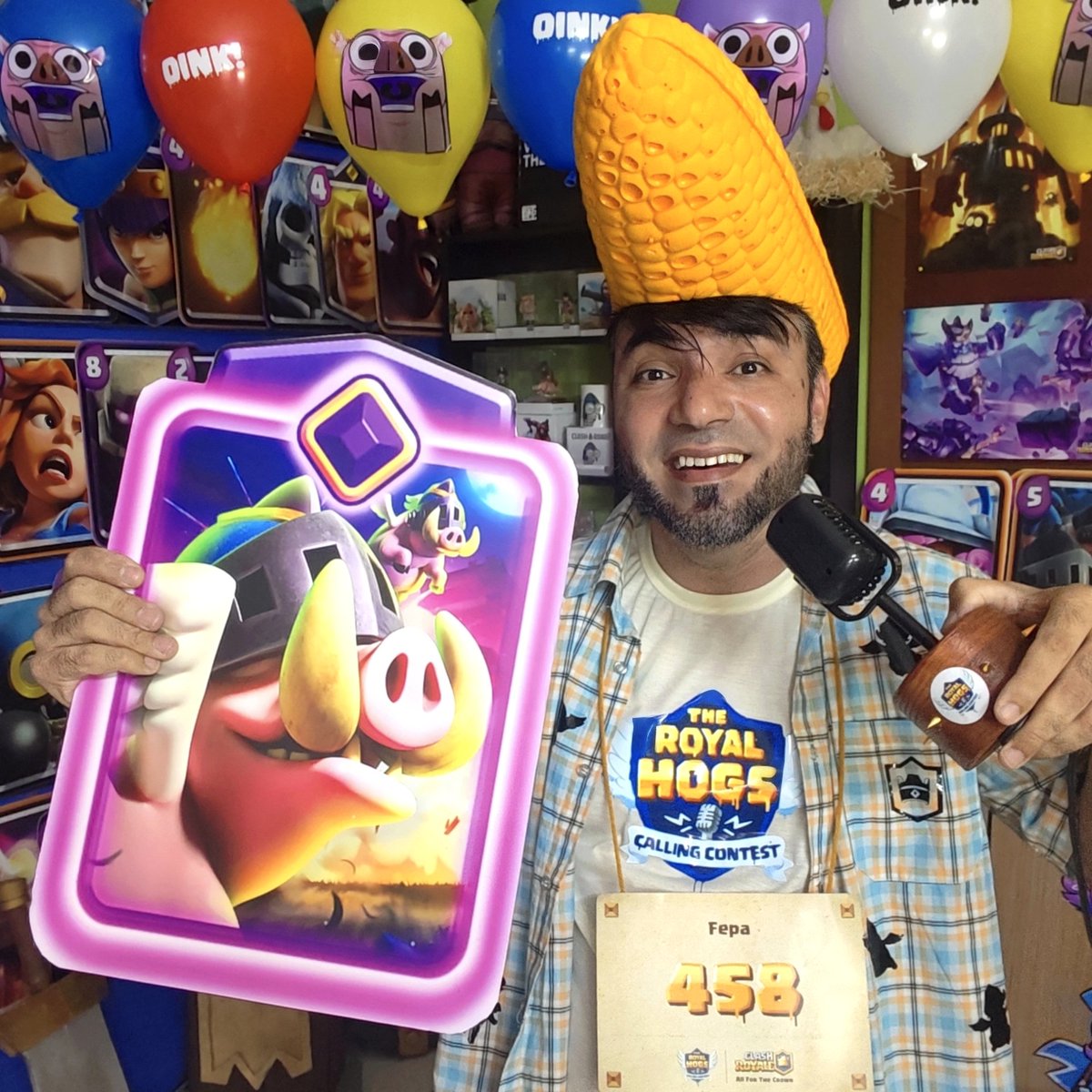 fepa_cr's tweet photo. OH PIGGYY!! 🐷🐷🐷🐷
The Royal Hogs Calling Contest
@clashroyale🎙️
Torne-se o som da Evolução dos Porcos Reais 🐷⚡
🐽 Participe enviando seu áudio entre os dias 05/11 a 15/11 em https://t.co/XdVeabdSdS
Boa sorte 🤞😁
#clashroyale #cardevolution #royalhogs #callingcontest https://t.co/uRlCYOSX6L