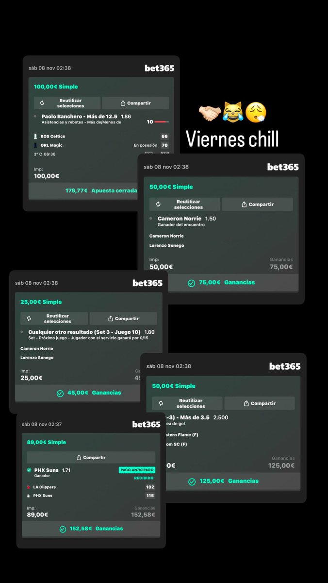 A ver qué nos depara la noche que aún queda 🤭