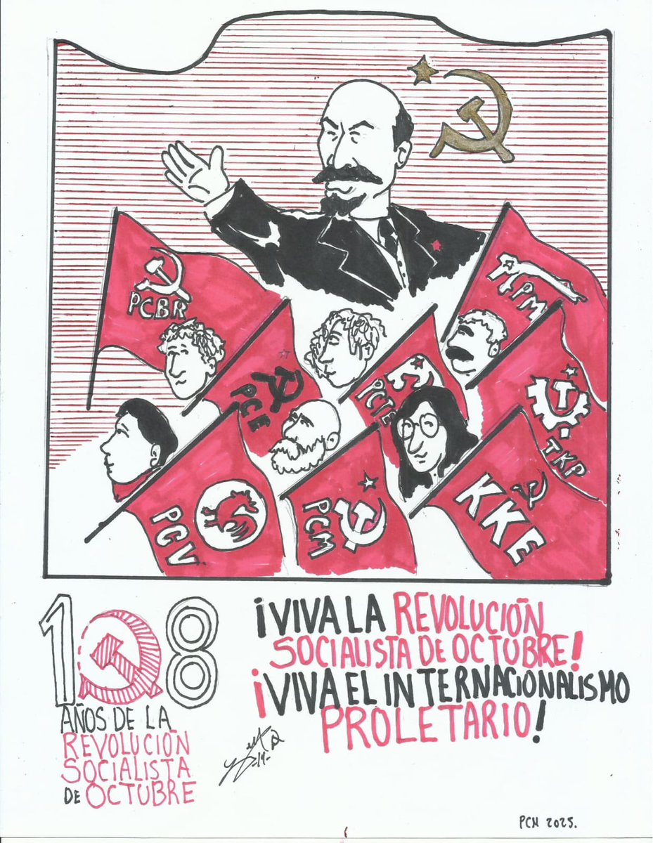 fjcmexico's tweet image. En el camino abierto por Lenin y la Gran #RevolucionSocialista de Octubre marchamos.
El Leninismo es una fuerza vital que pertenece a una nueva generación de comunistas en todo el mundo.