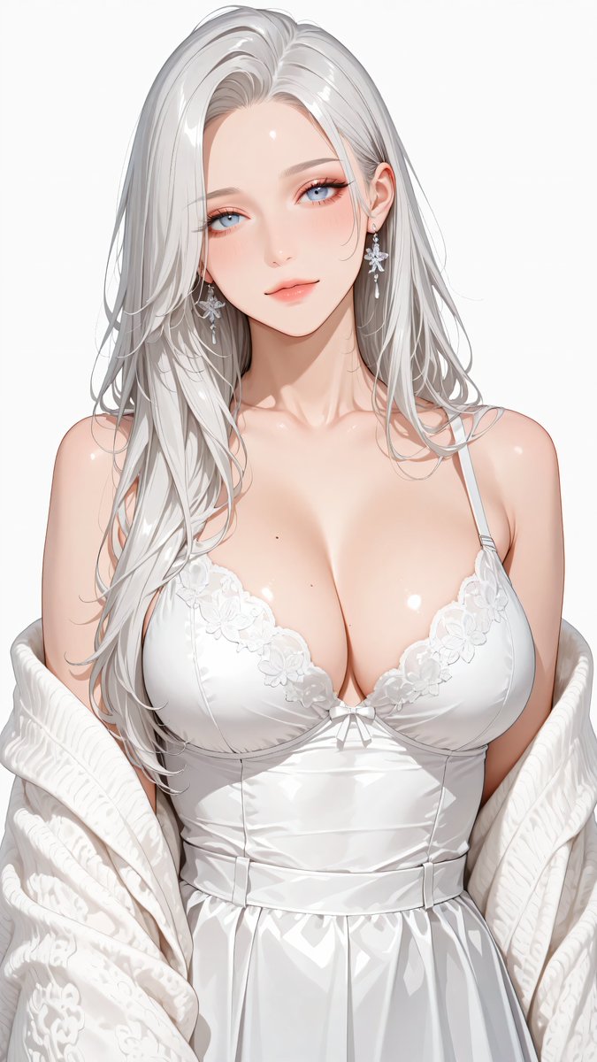 QT Lady in White 🤍