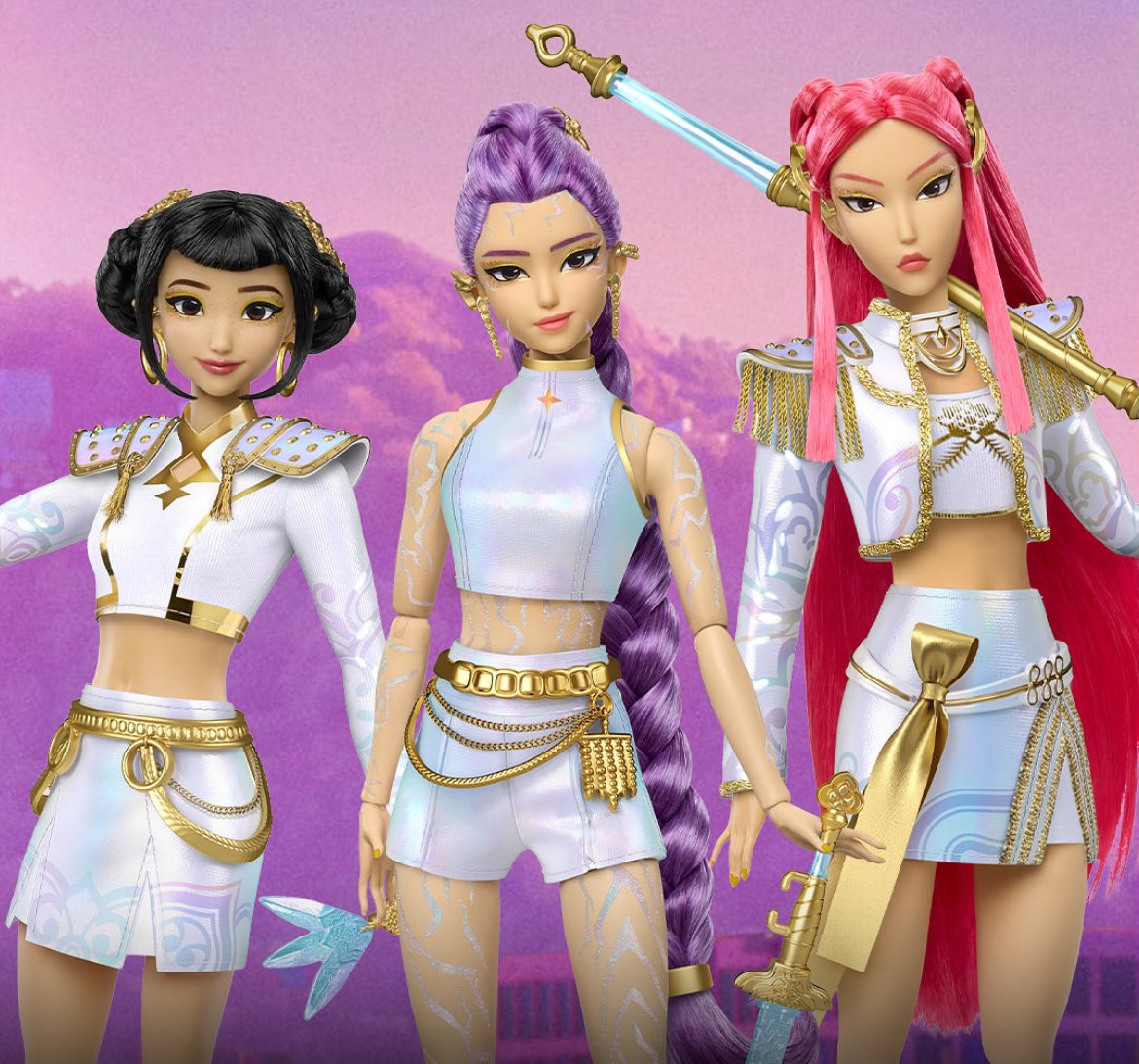 Vampireg0th4's tweet image. o foda é que as bonecas das Huntrix estão tão bem feitas, mas é sempre bom lembrar que a mattel usa ia nas fotos promocionais e provavelmente ela não vão ser 100% assim (infelizmente