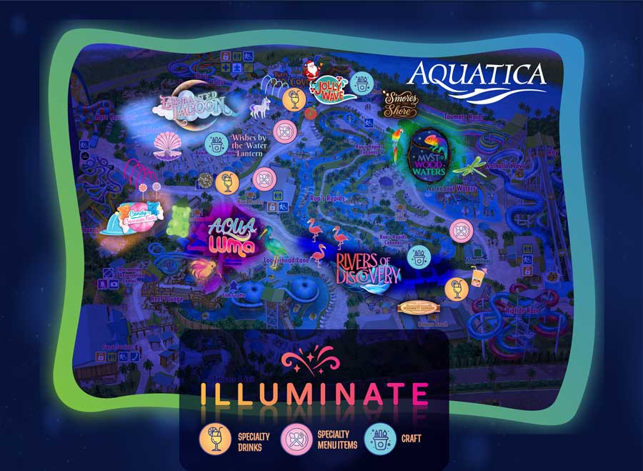 BionicBuzz's tweet image. This weekend, #AquaticaOrlando will shine brighter than ever as #illuminate – A Lantern Festival at Aquatica opens to guests on Saturday, Nov. 8. This all-new nighttime experience will transform the award-winning water park into a radiant realm of light and imagination, running…