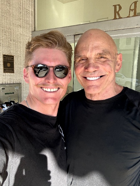 Awe - My 6’5” inch son let me stand on a stoop outside the building so we look similar in height. I love you Ben!
#FamilyMatters #PatrickKilpatrick #PKilpatrick #UDF #UncommonDialogueFilms #Hollywood