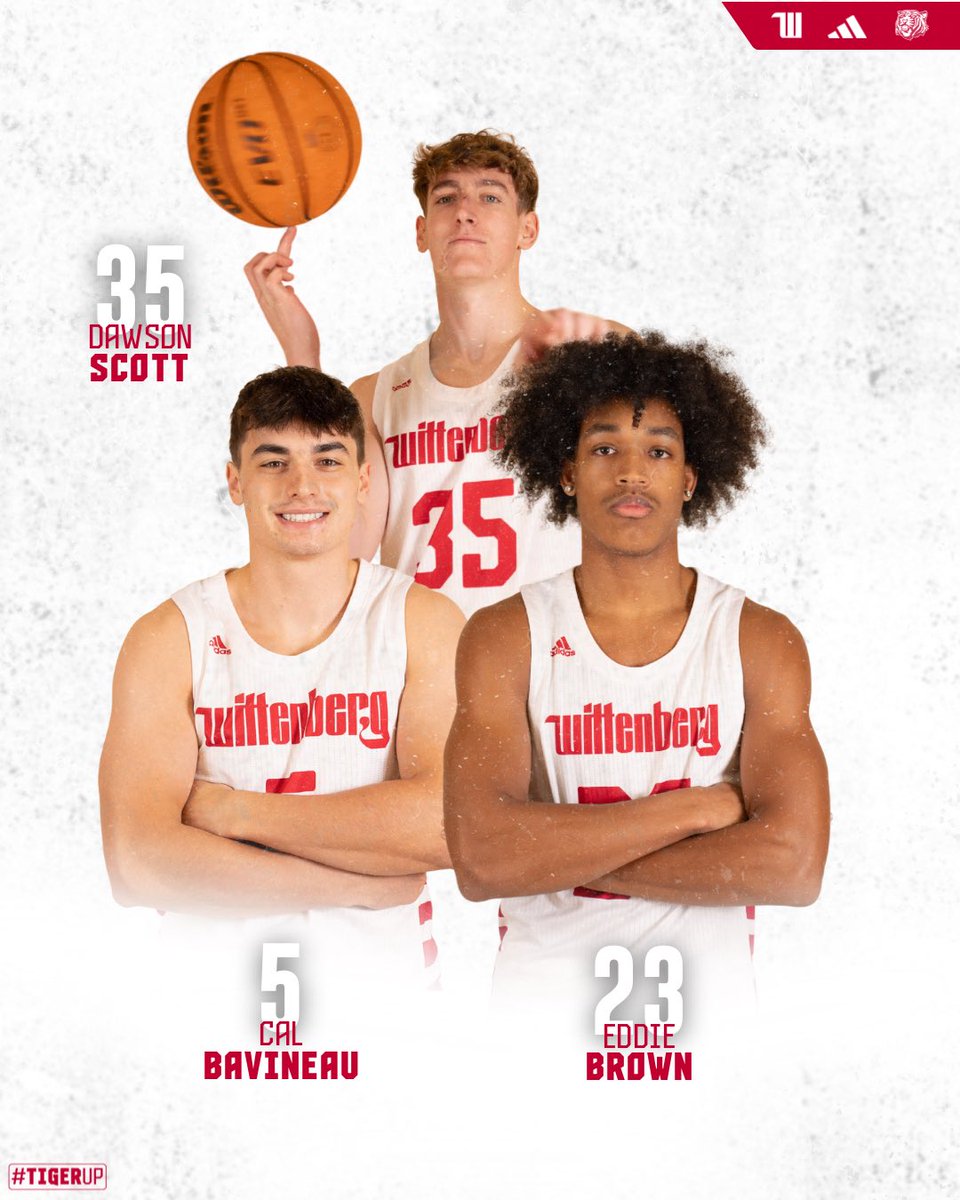 WittenbergHoops's tweet image. On the eve of a new season, we are thrilled to introduce our 3 seniors, who have all been voted Team Captains for the 2025-26 Season!  @CBavineau @dawsonscott_ @eddiebrown03