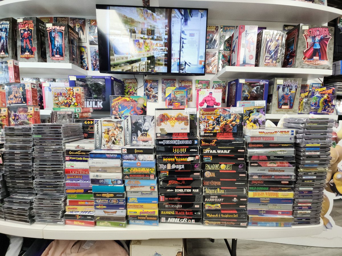 dimension_retro's tweet photo. 🔥 🔥 Incredible Collection! 🔥 🔥
* It's finally available in our Arlington Heights location after many days of hard work ! 
Come visit us this weekend !! 
We are Retro Dimension !!
#arlingtonheights #arlingtonheightsillinois #buyselltrade #nintendo #playstation #xbox 
#zelda https://t.co/ZXoc0h0iy9