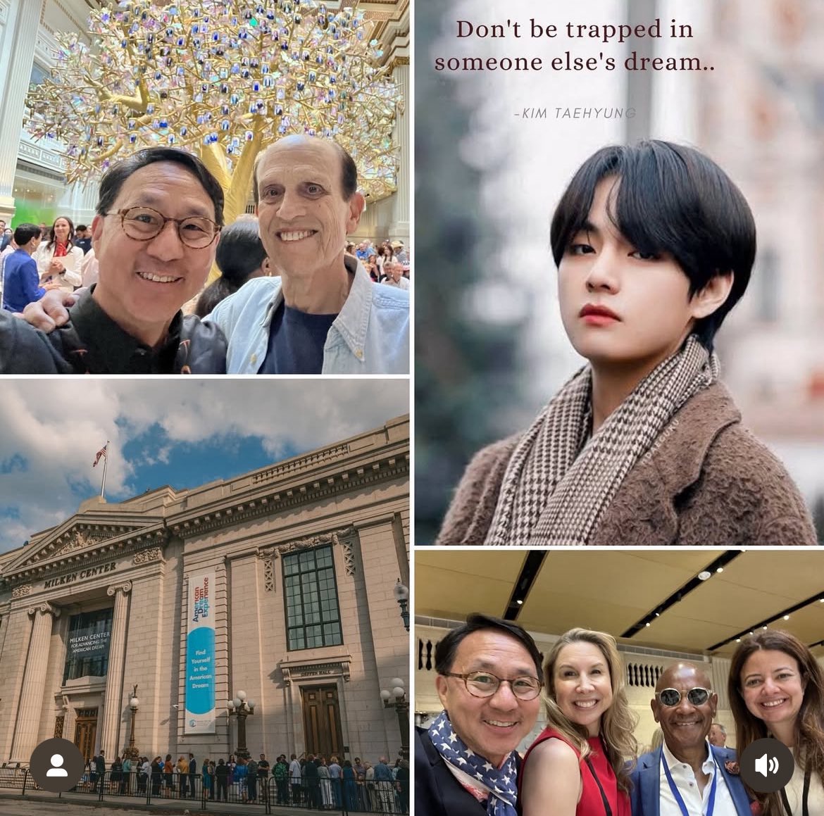 CurtisSChin's tweet image. Honored to have met #WonderWoman @RealLyndaCarter at the opening of the @MilkenInstitute Center to @AdvanceTheDream this year. A shout-out to all #SuperHeros including  teachers &amp;amp; nurses getting stuff done! “Don’t be trapped in someone else’s dream” ~#KimTaehyung #BTSV

#GoLynda!