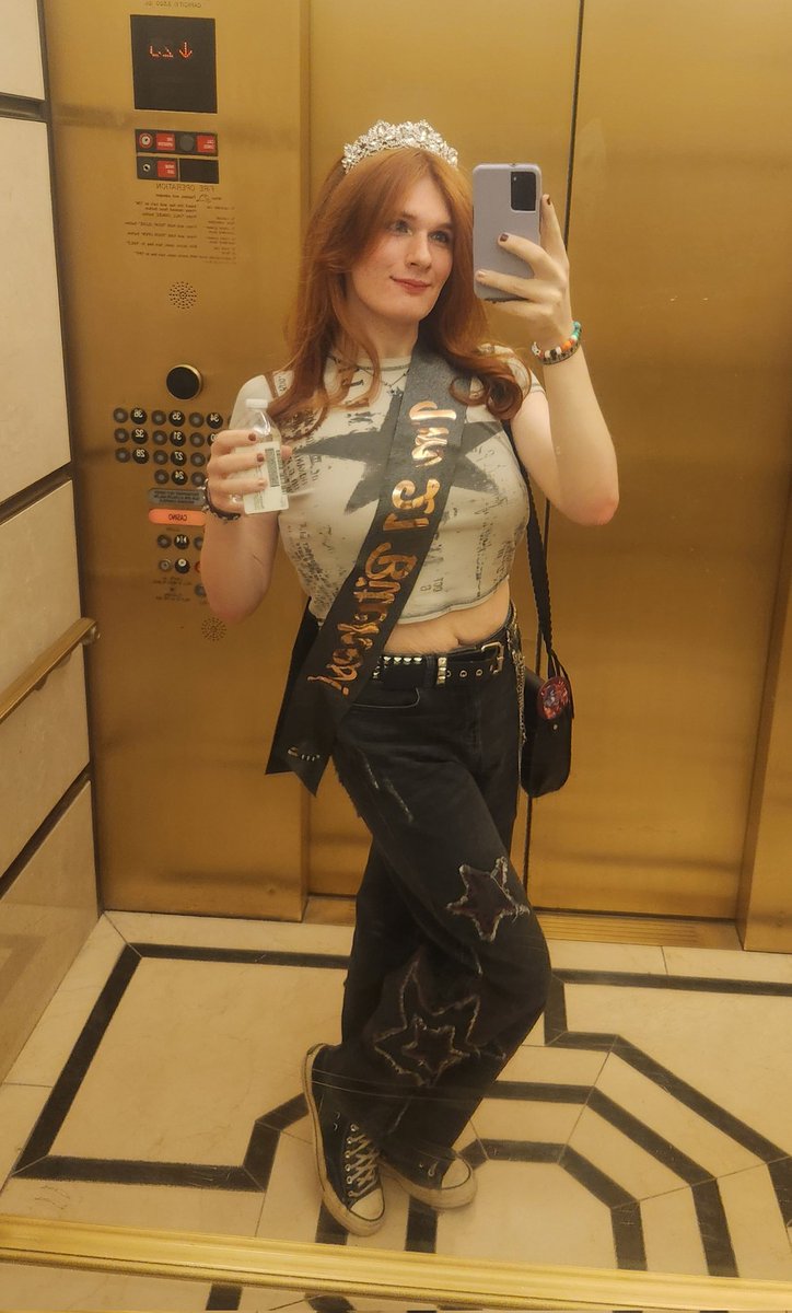 felt pretty for my birthday celebration :3