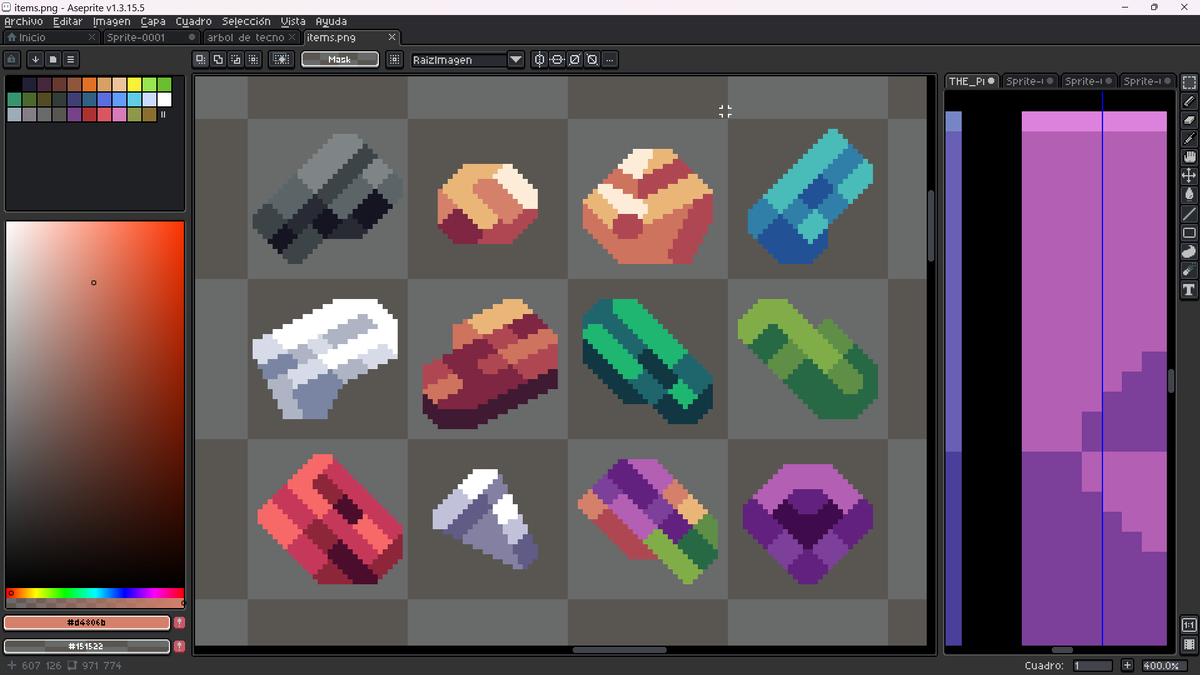 milito21v1's tweet photo. minerales 

#mindustry #moding #spriting https://t.co/CykNd5MbAx