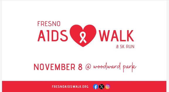 FresnoReview's tweet image. We’re proud to join the 2025 #FresnoAIDSWalk this Sat, Nov 8 at Woodward Park! 🌟
Stop by our booth to connect, learn, and walk with us in support of HIV/AIDS awareness and community unity. 

#OneFresno #Community #AIDSwalkfresno