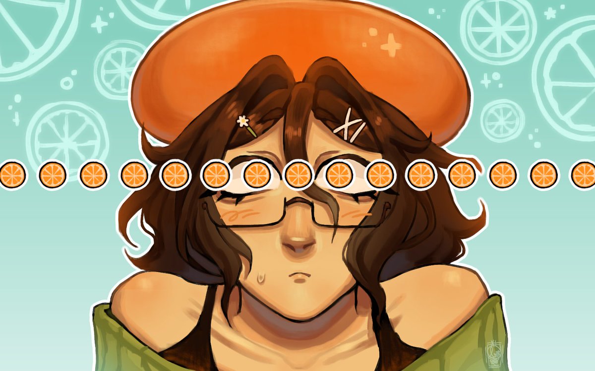 Dibujito terminado! Creo que quedo nice :3 🍊✨