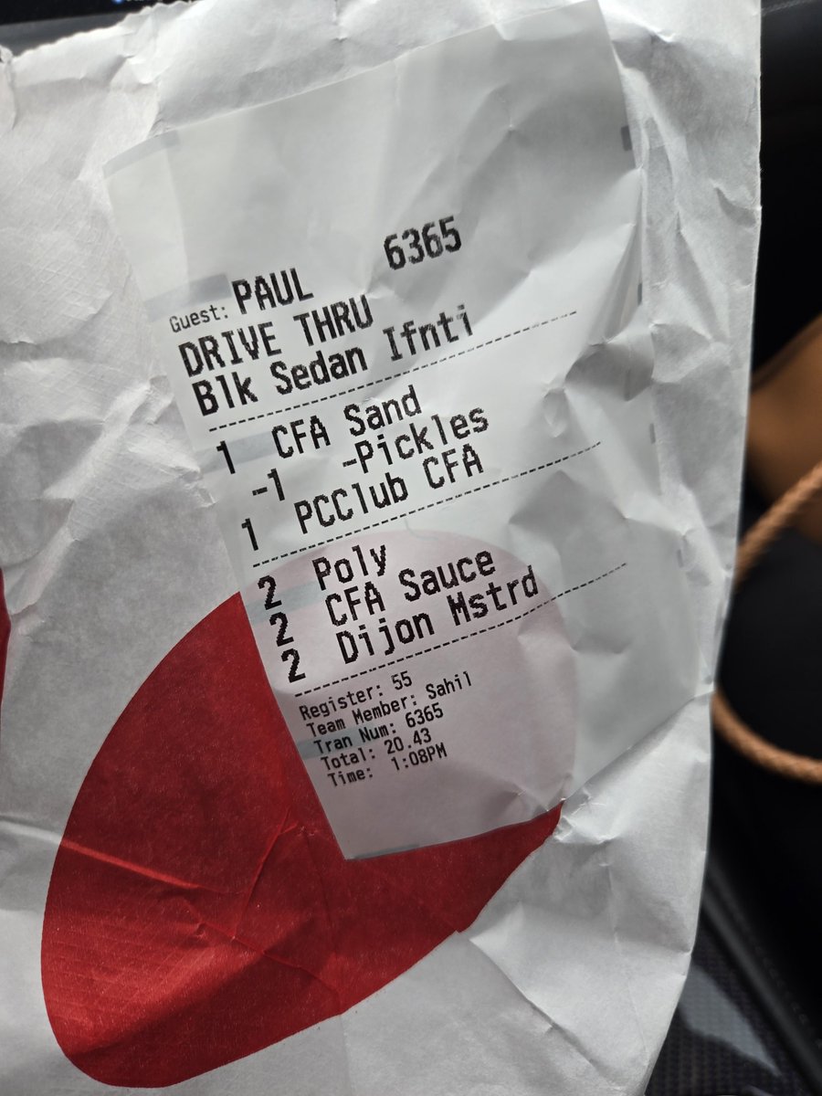 twoto6ix's tweet photo. Today I had Chick Fil A for the first time. Did I do it right? https://t.co/ImPUW4WHtZ