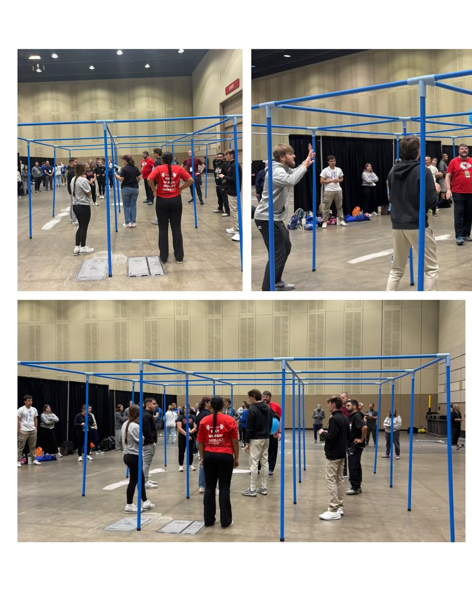 9squareintheair's tweet image. It’s always a great day when teachers get to play 9 Square in the Air at Shape Michigan! #9squareintheair #9square #physed