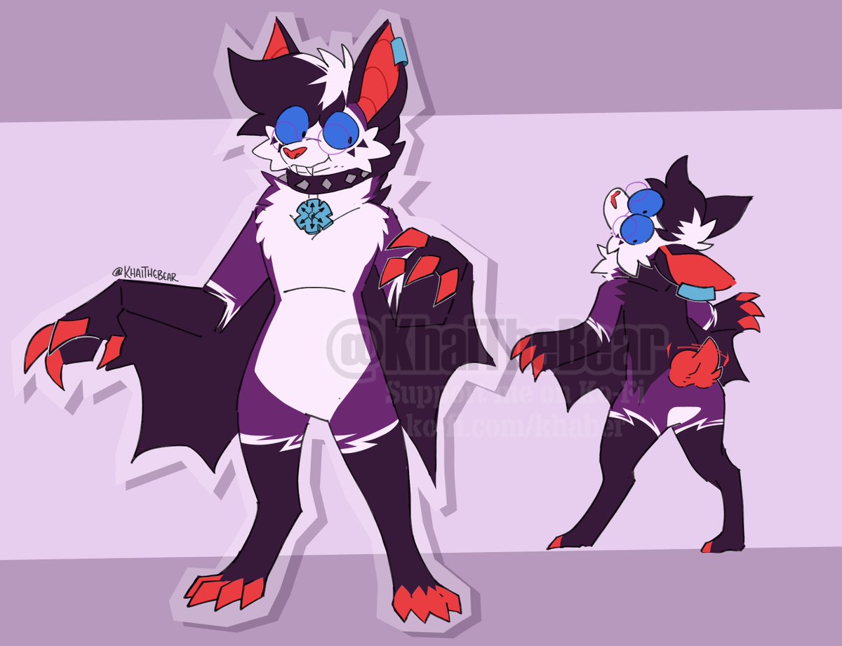 Bat Design for a Flower