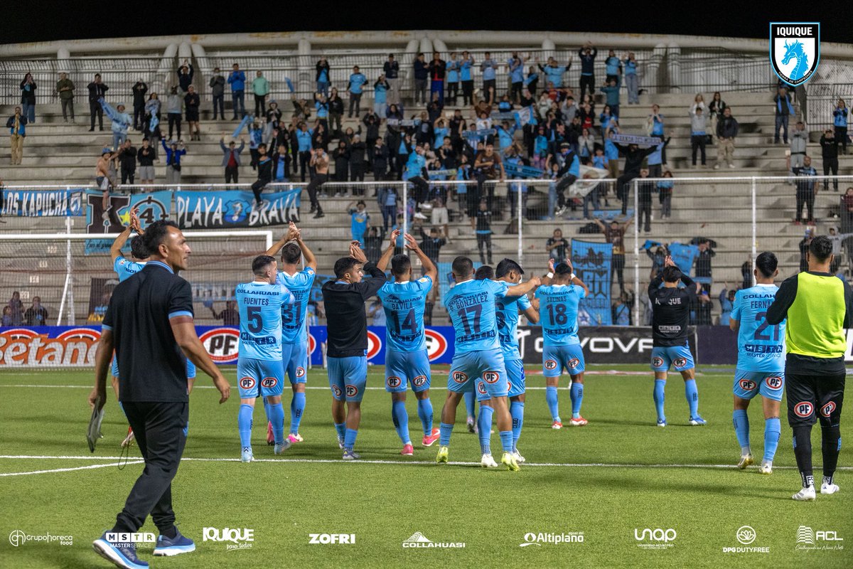ClubDIquique's tweet image. 🩵 Gracias por estar, siempre.

En un momento difícil, su apoyo se sintió más fuerte que nunca. A cada hincha que llegó al estadio, que alentó aquí o a distancia: este triunfo también es de ustedes. Gracias por creer y acompañar 🙌🏻

¡Vamos con todo en nuestro próximo partido en…
