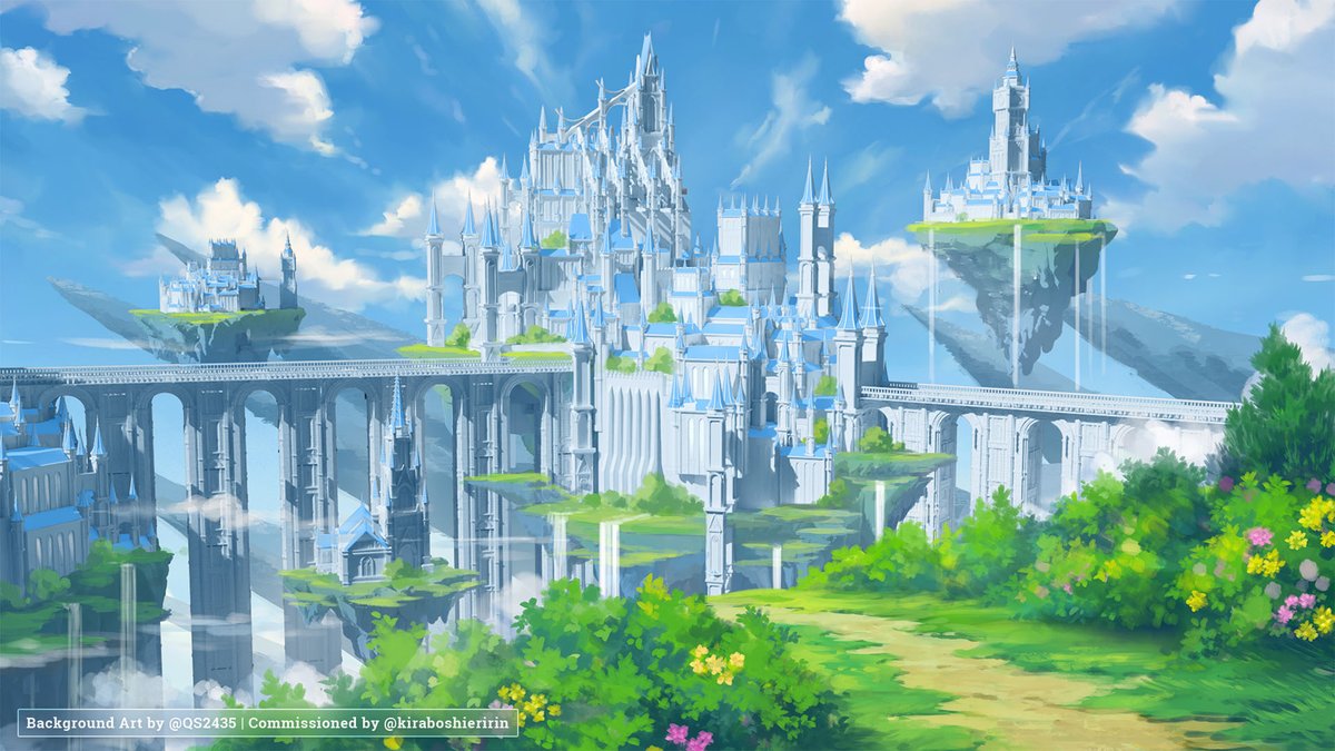 Background art commissioned by <a href="/kiraboshieririn/">Eririn🌙💖えりりん</a> 

Finished this in 2022, still one of my favourite