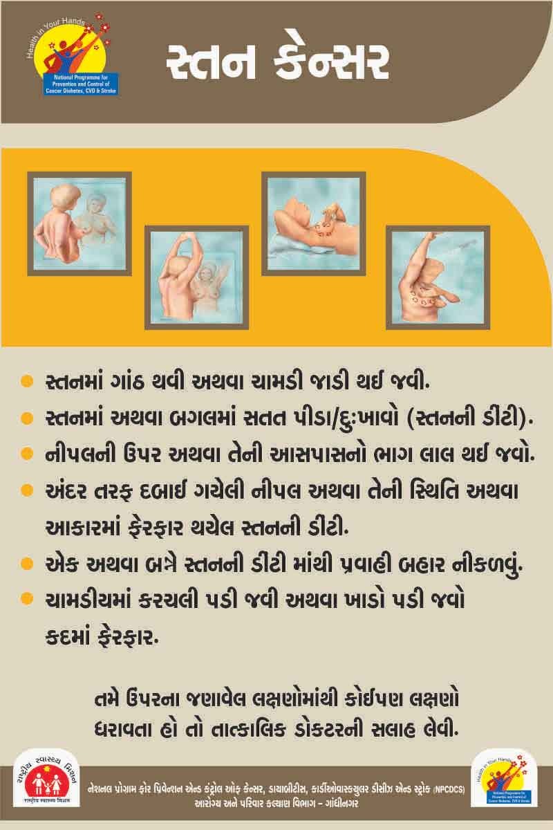 "રાષ્ટ્રીય કેન્સર જાગૃતિ દિવસે" અન્વએ ચાલો નિયમિત તપાસ, સમયસર નિદાન અને સ્વસ્થ જીવન પ્રત્યેની આપણી પ્રતિબદ્ધતાને મજબૂત બનાવીએ. સાથે મળીને, આપણે કેન્સરને અસરકારક રીતે અટકાવી શકીએ છીએ, શોધી શકીએ છીએ અને લડી શકીએ છીએ.   #NationalCancerAwarenessDay 
#CancerAwareness