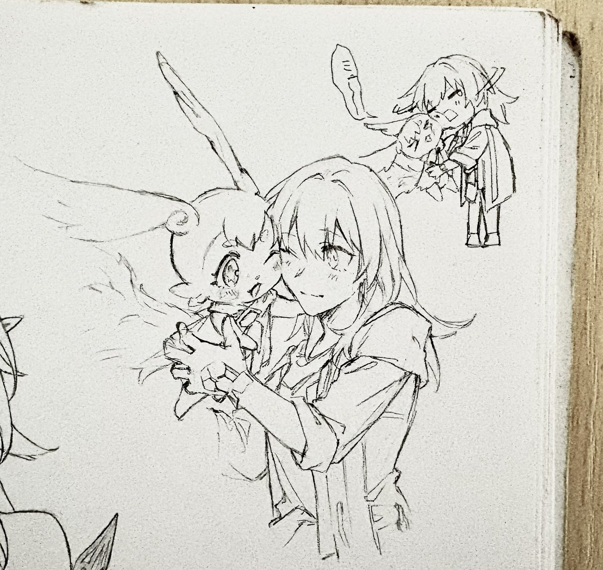 3.7クリアしました……個人的にキュレネはどうしても1度は紙とペンで描きたくて、今回はアナログ絵です
大好きだよ
#Cyrene 