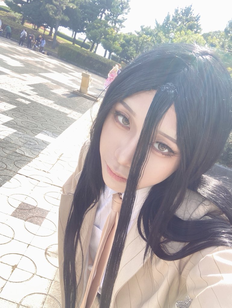 着きました！！時光と制服してます！

 #ビビコス名港ガーデンふ頭