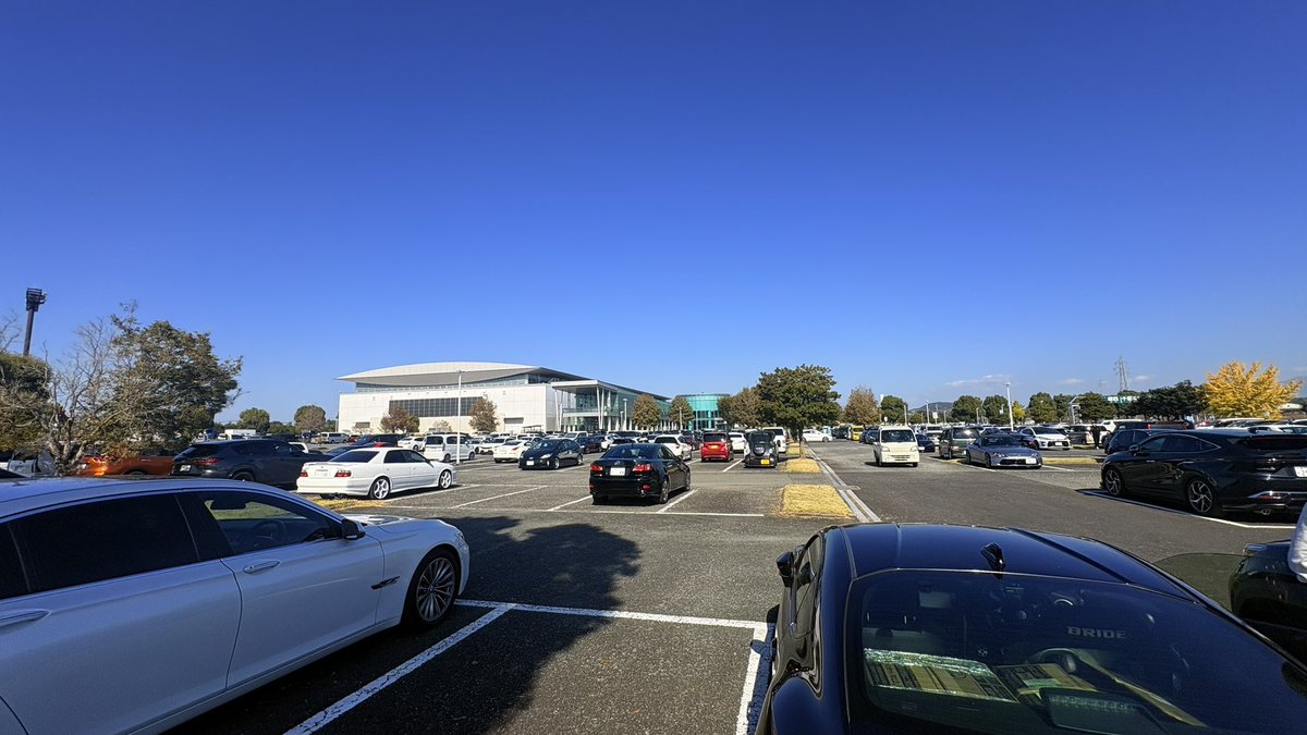 アライメント出してる間にグランメッセ熊本きた