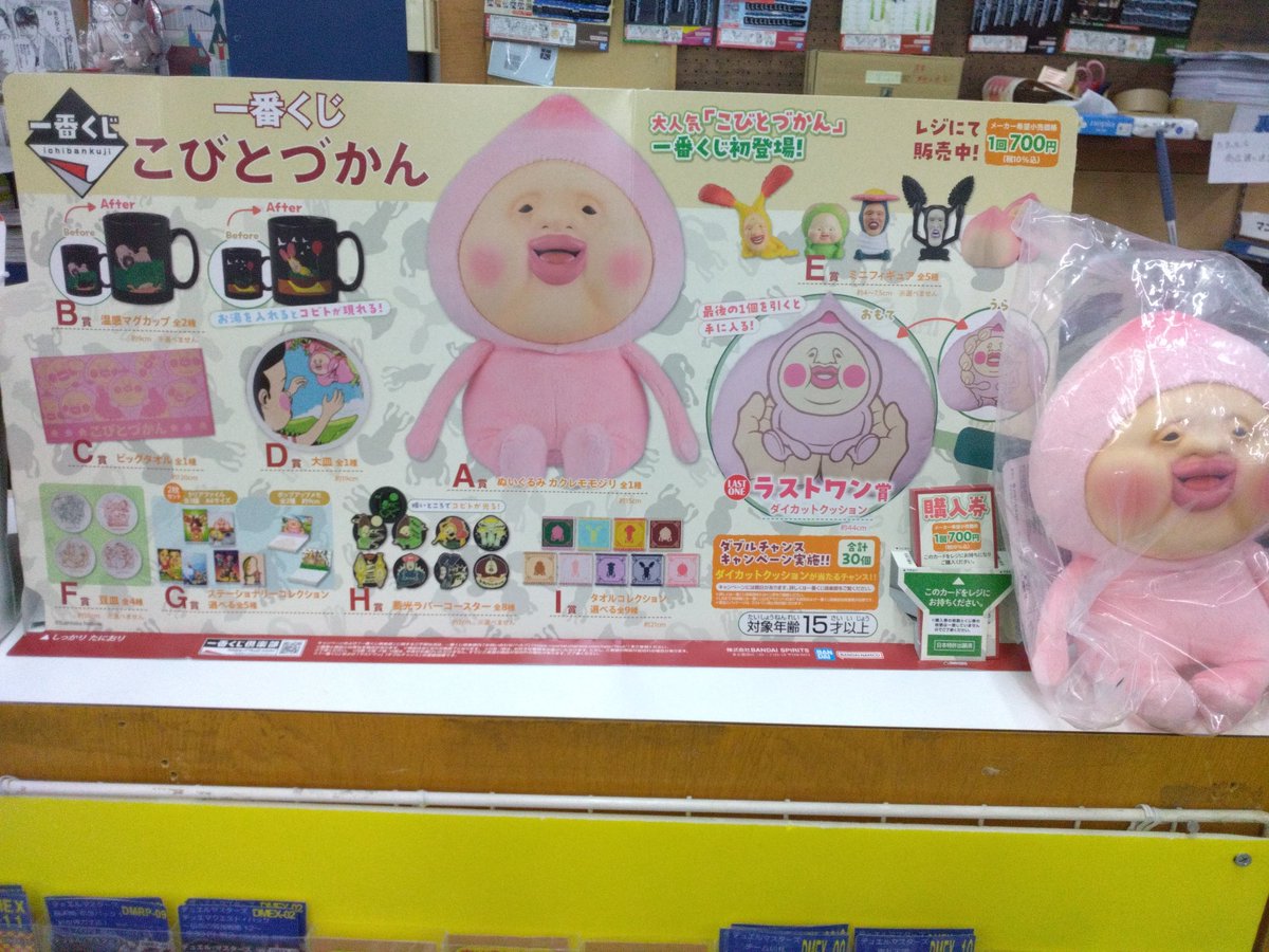 完売続出…一番くじ　こびとづかん　a賞 c賞etc。 鎌田店です🙇 本日発売「一番くじ こびとづかん」 購入制限無しで販売