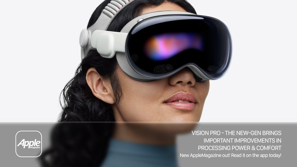 👀 The future of spatial computing is here!
The new Vision Pro packs an M5 chip, smarter AI, and game-changing comfort upgrades.
Plus, this week’s AppleMagazine has more in tech, trends &amp; entertainment.
📲 applemagazine.com/magzine-landin…
Download the app &amp; step into what’s next!