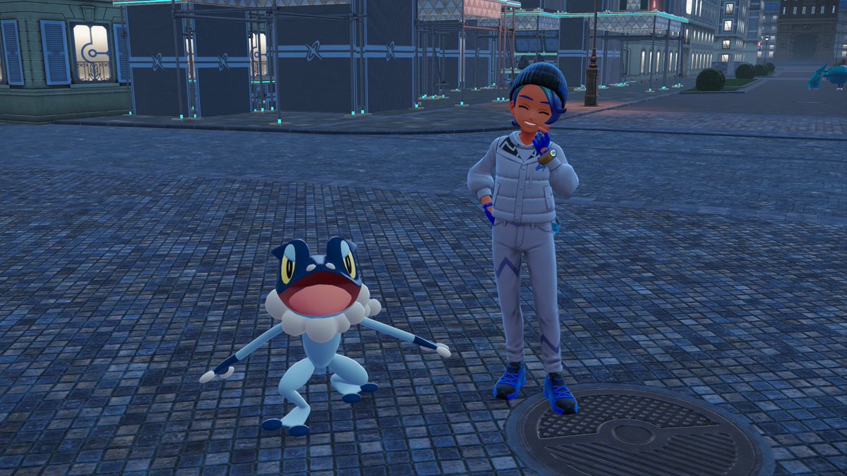 SomeRandomScrub's tweet image. #legendsZA #Pokemon I FOUND A RANDOM SHINY FROAKIE OMG