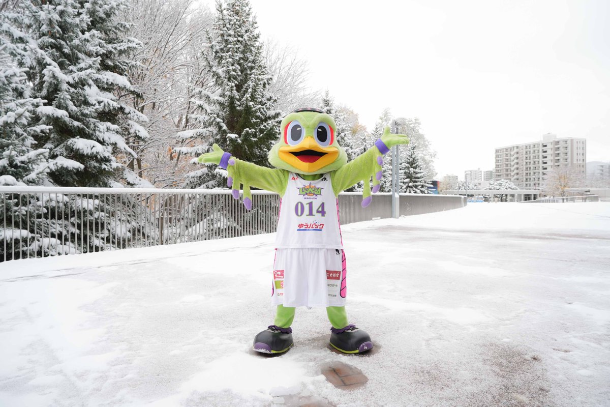 levangakousiki's tweet image. 本日の北海道は…雪ィ😭❄️

ご来場予定の皆さまにおかれましては、足元には十分気をつけてお越しくださいませ🚶
会場内暖かくしてお待ちしております🧣✨

11/8-9滋賀戦 試合情報▼
tinyurl.com/58nywpyn

#レバンガ北海道 #レバード