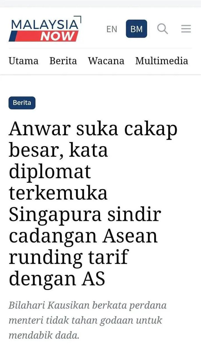 Alhamdulillah. Lepas Thailand, Indon. Kini Singapore pulak mengeluarkan pendapat yg tak ditanya melengkapkan set jiran ASEAN kita. 👍🏼👍🏼