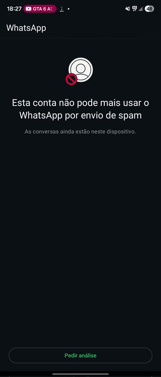 Nem mandar spam eu sei 🤪