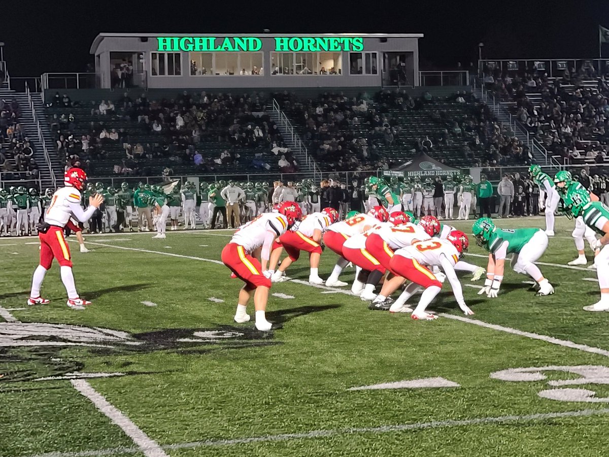 Varsity Football: OHSAA 2nd Round Playoff / Final / Highland 38, BEES 7.  A big shout out to this outstanding team of young men, especially our seniors,  who always played hard, played well, and represented the HIVE with class!!!  BEE SO VERY, VERY PROUD FOREVER, GENTLEMEN!!!
