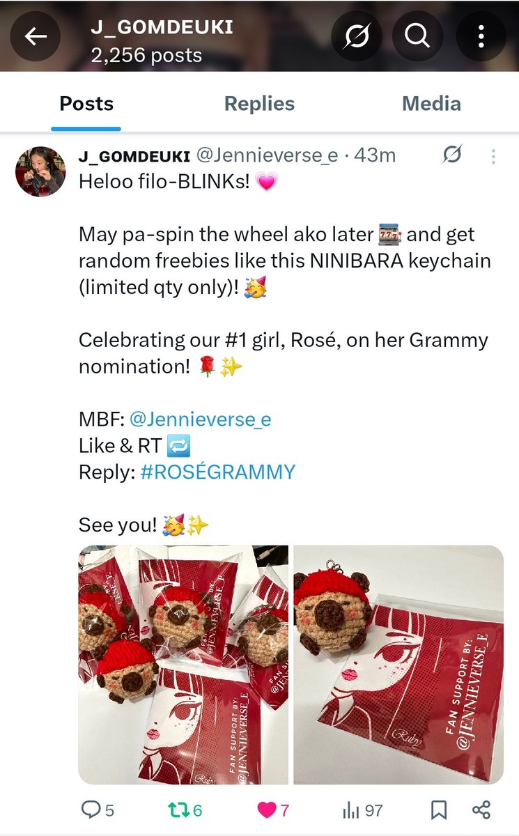 feniceruby's tweet image. #ROSÉGRAMMY