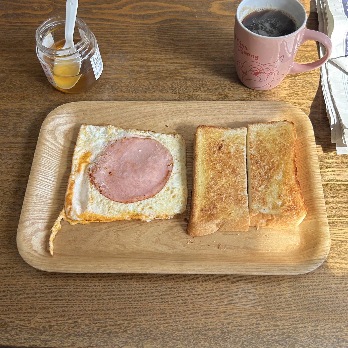 mm__02c's tweet image. おばあちゃんが作ってくれたモーニング