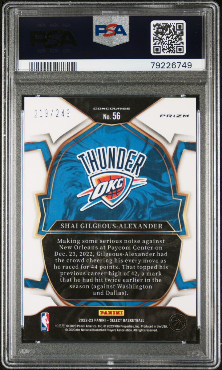 Low-pop, high-shine modern gem tied to an MVP-frontrunning superstar in his prime? Yes. 

Shai Gilgeous Alexander /249 ✅