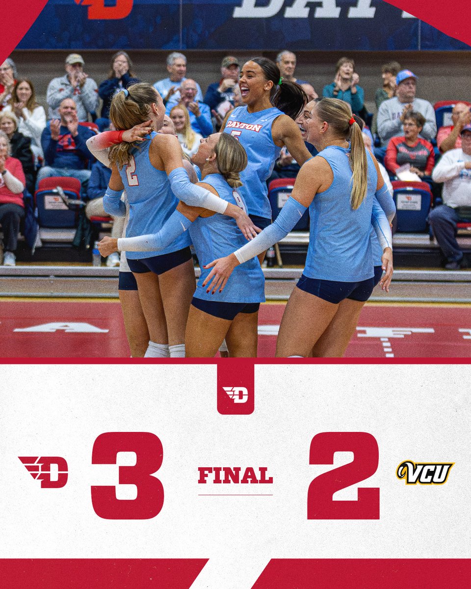 DaytonVB's tweet image. What a MATCH‼️ 
Flyers WIN in 5 ✈️👏

#UDVB // #FlyerLegacy