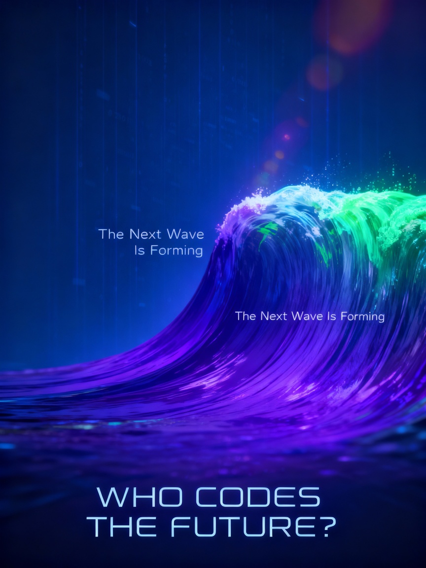 Special Release | The Next Wave is Forming. 🌊
AI is no longer a tool — it's embedded in every stage of development.
72% of developers in China already use AI in their workflow, reshaping the way software gets made.
⏰D-2 until The Next Wave: Who Codes the Future — The AI