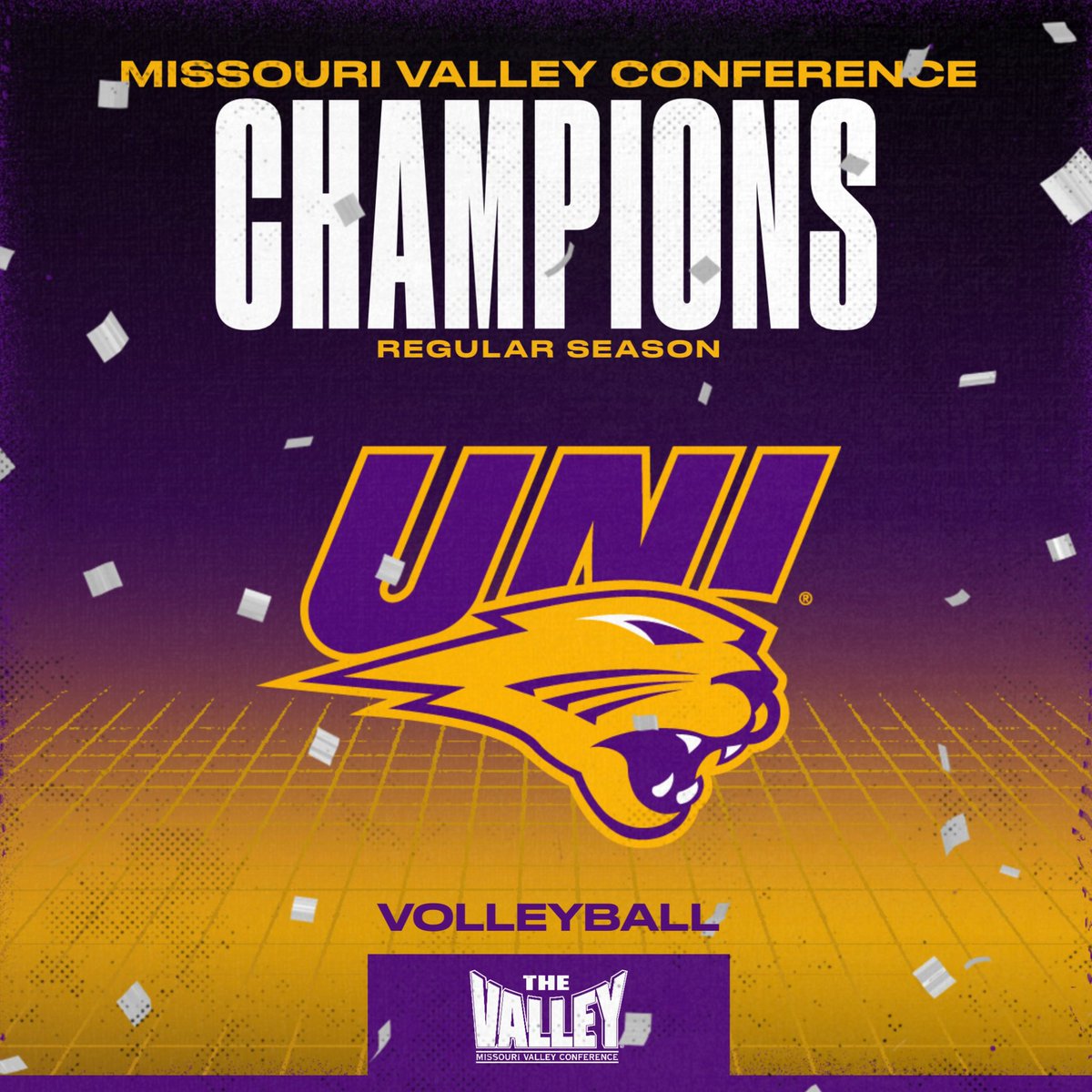 MVCsports's tweet image. 🏆🏐 CONFERENCE CHAMPS 🏐🏆

For the fourth-straight year, the Panthers are regular-season champs! 

#TheValleyRunsDeep
