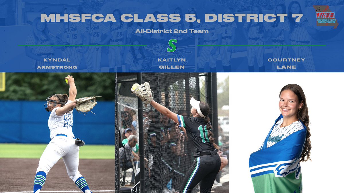 Congrats to <a href="/Mo_HSFCA/">Missouri HS Fastpitch Coaches Association</a> Class 5, District 7️⃣ All-District selections
<a href="/EllaCarmack2027/">Ella Carmack</a> <a href="/EmmaDragon2027/">Emma Dragon</a> <a href="/LaneyHilden2027/">Laney Hilden</a> <a href="/rhollister00/">Riley Hollister</a> <a href="/DeeWard_2026/">Delanie Ward</a> <a href="/KamWaters24/">Kamryn Waters 2026 OF</a> <a href="/KyndalA2026/">Kyndal Armstrong</a> <a href="/kaitlyn34_/">Kaitlyn Gillen</a> <a href="/courtlane_2027/">Courtney Lane - 2027</a> 
<a href="/AggieSoftball/">Texas A&M Softball</a> <a href="/GriffonSoftball/">Griffon Softball</a> <a href="/Avila_Softball/">Avila University Softball</a> <a href="/UCF_Softball/">UCF Softball</a> <a href="/Raven_Softball/">Benedictine Softball</a>