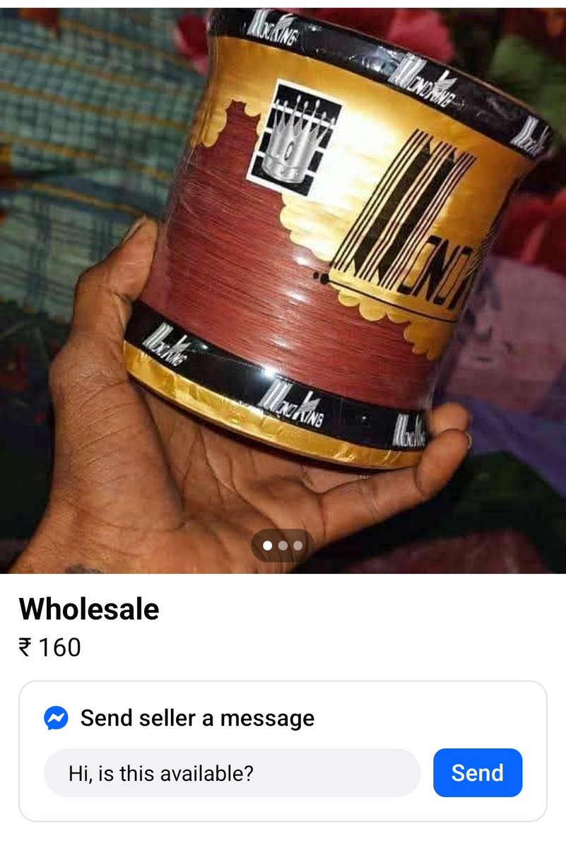 ચાઈનીઝ દોરી ની ઓનલાઇન જાહેરાતો પણ શરૂ થઈ ગઈ
ગુજરાત પોલીસ ને વિનંતી આવા લોકો પર કડક કાર્યવાહી કરવા માં આવે જેથી કોઈ નિર્દોષ નું ગળું કાપતા બચી શકે 
<a href="/GujaratPolice/">Gujarat Police</a> <a href="/Vadcitypolice/">Vadodara City Police</a>
<a href="/dgpgujarat/">DGP Gujarat</a>
facebook.com/share/14PDm37K…