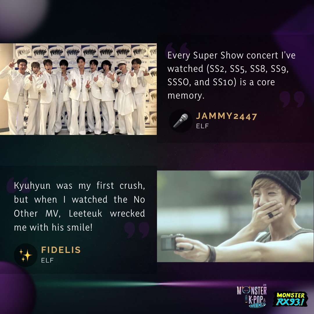 RX931's tweet photo. #MonstersPick: SUPER JUNIOR

Oh my, look alive! #SUPERJUNIOR is still on fire — 20 years in! 💙

Thanks to you, #ELF, for celebrating another year of #SuJu on #RandomFandom last week ✨ Want us to feature your faves? Let us know! #RX931 #IAmAMonster https://t.co/myZoNpmPkp
