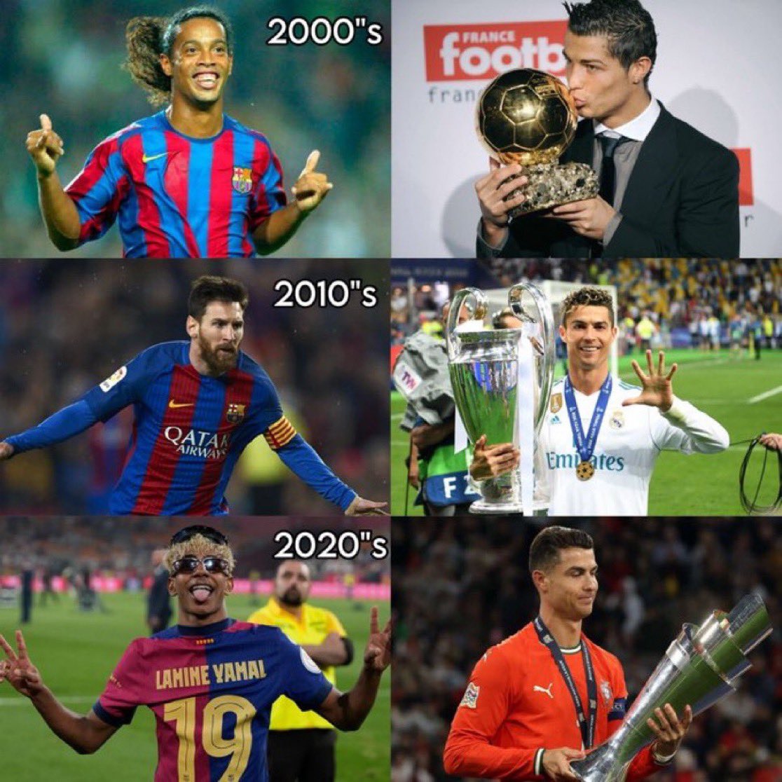 Las modas pasan, pero Cristiano Ronaldo es eterno.