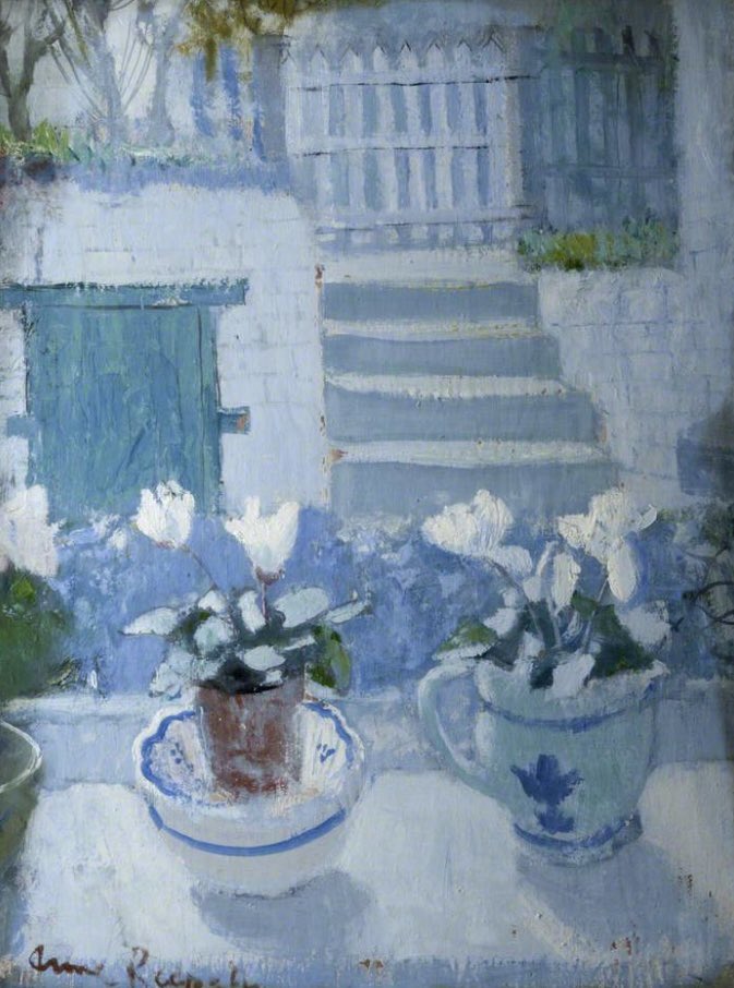 ArtGuideAlex's tweet photo. White Cyclamen 1950s #AnneRedpath https://t.co/72oH3byvH8