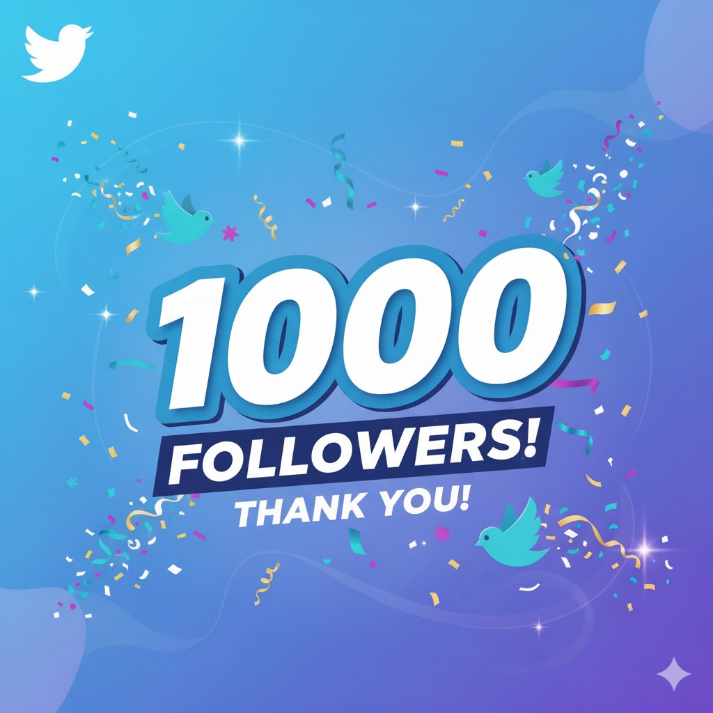 Naresh_web3's tweet image. 1K followers on X! 🎉

Thanks everyone for supporting me 🙏🏻