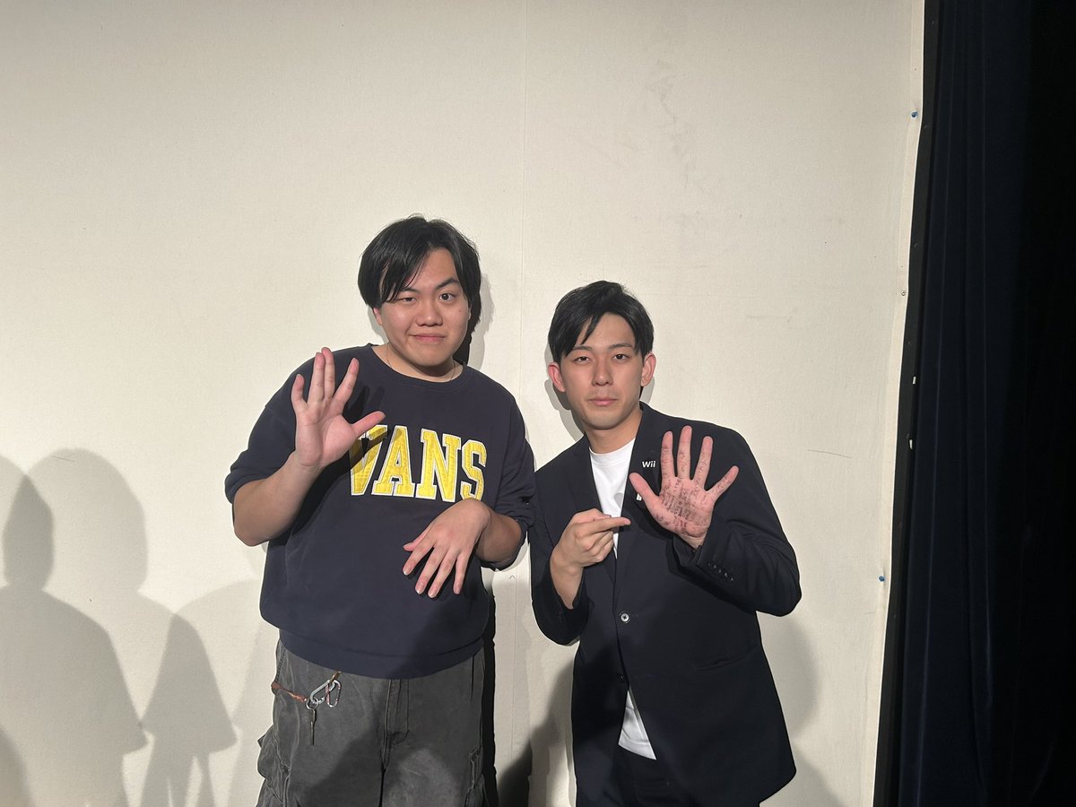 ebisugawayamato's tweet image. ダブル大和(ぶび・夷川大和)でした！
準決勝まで行けましたが、、、！！！
今まで自分のガチ話しか出来なかったのですが相手の嘘話も出来るようになりました！！！
大和くんの嘘も早口過ぎて本当の話みたいでした！