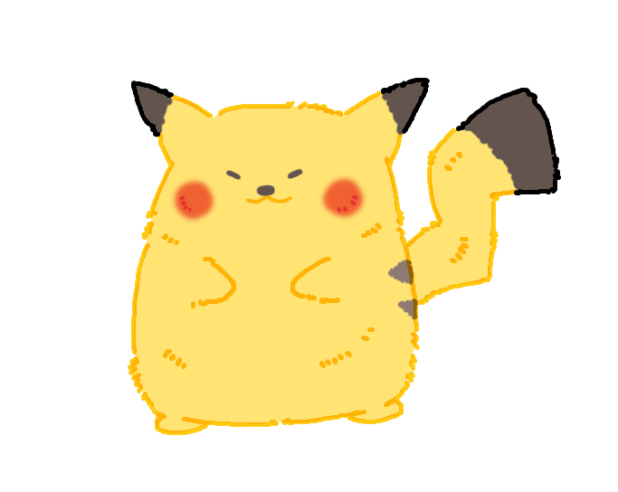 ピカチュウ 「」|猫屋敷しゅが夫Ｐのイラスト