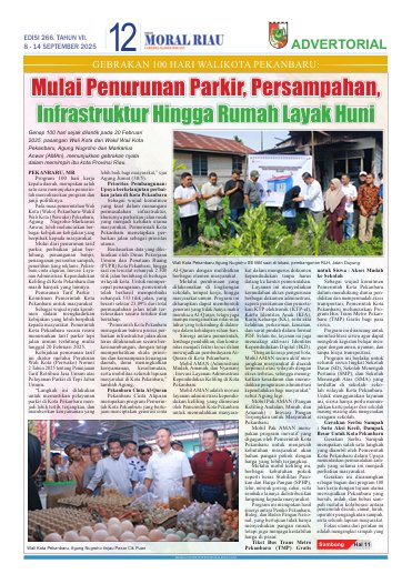 maswir42's tweet photo. GEBRAKAN 100 HARI WALIKOTA PEKANBARU https://t.co/ylAgybLCS3