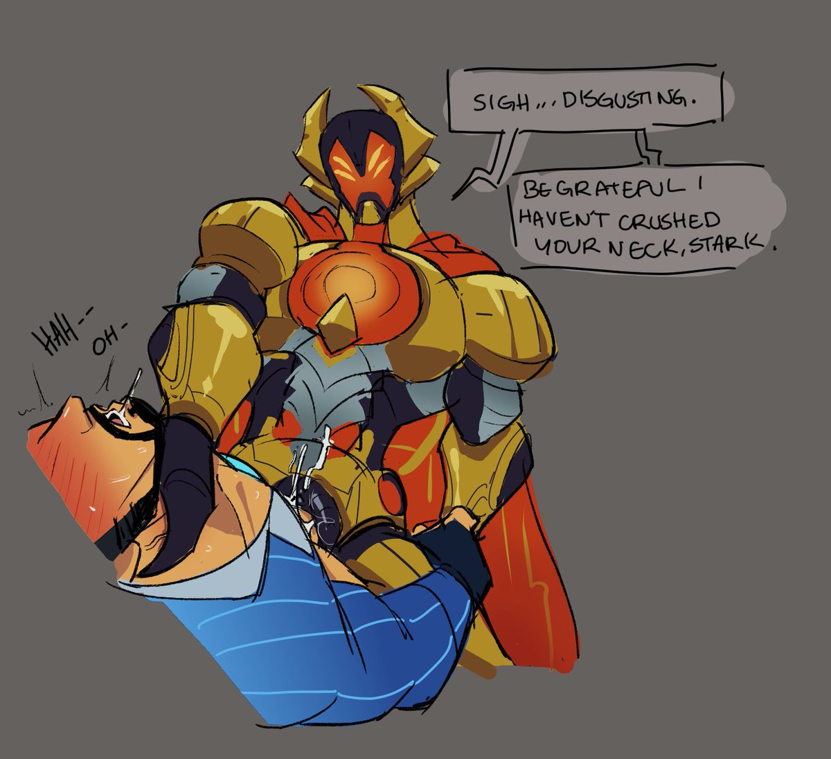 couldn't stop thinking about Stark and Ultron, and I think u all should know that by looking at my smut of them 

respect the robot strategist🦾🦾