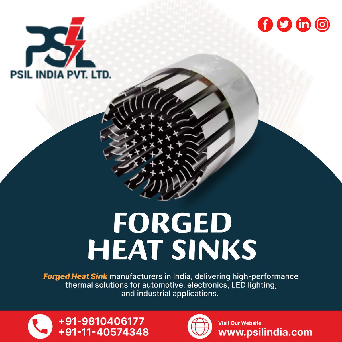psilmanufature's tweet image. Top Heat Sink Manufacturer in Delhi - PSIL India Pvt. Ltd.

📷 Contact us: +91-1140574348 | +91-98109 15771
📷 Visit: psilindia.com
#HeatSink #ThermalSolutions #HeatSinkManufacturer #PSILIndia #DelhiManufacturers #ThermalManagement #HighPerformance #IndustrialSolutions