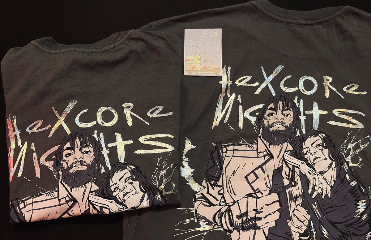 Thank you the wonderful person on the jayvik subreddit who got the Jayvik Hexcore nights shirts for me at the event 

You’re a real one 🤩